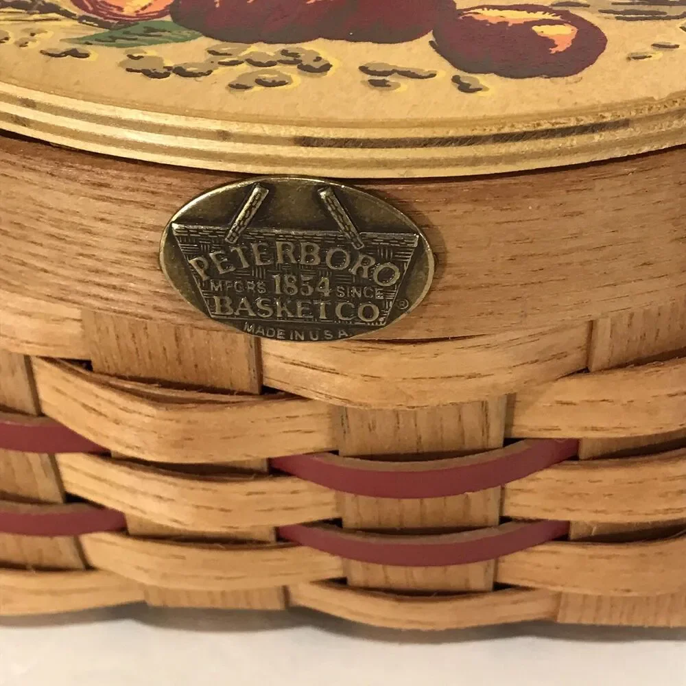 Peterboro Basket co vintage peterboro